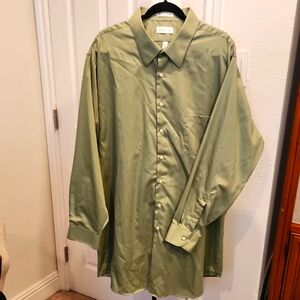 Van Heusen Men's Button Down Shirt,  Green 20